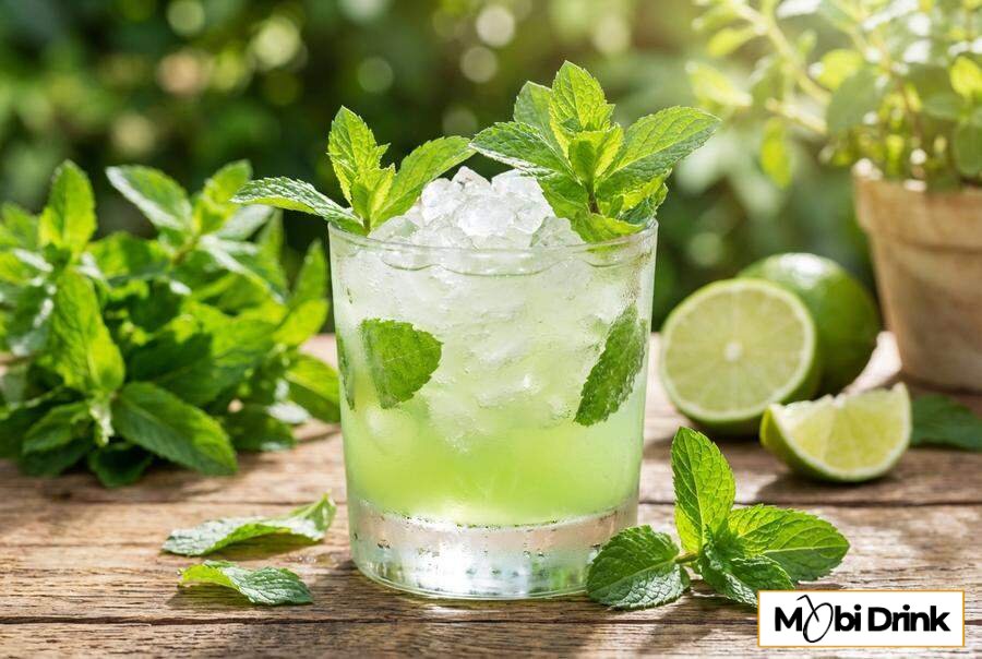 Mrożony Absinthe Frappe z kruszonym lodem