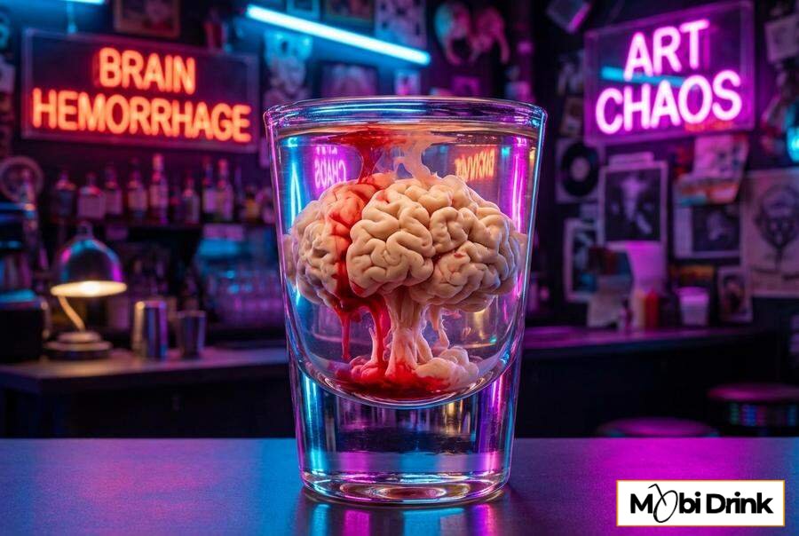 Shot Alien Brain z efektem mózgu