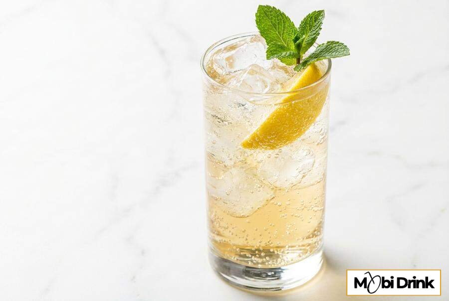 Musujący drink Amaretto Fizz