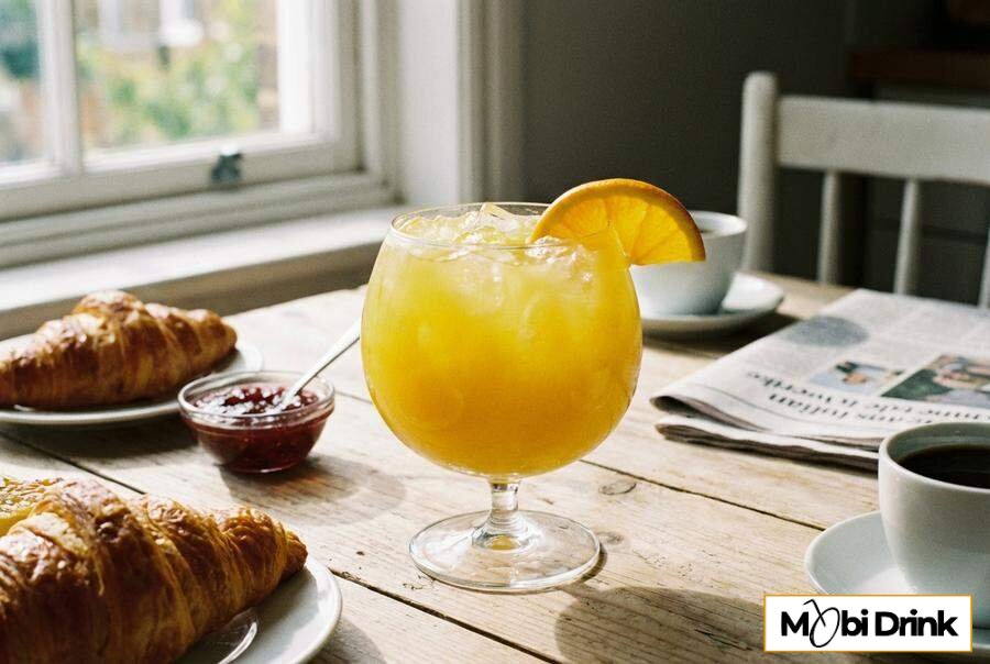 Aperol Spritz z dodatkiem soku pomarańczowego