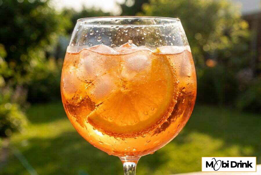 Orzeźwiający Aperol Vodka Spritz z lodem