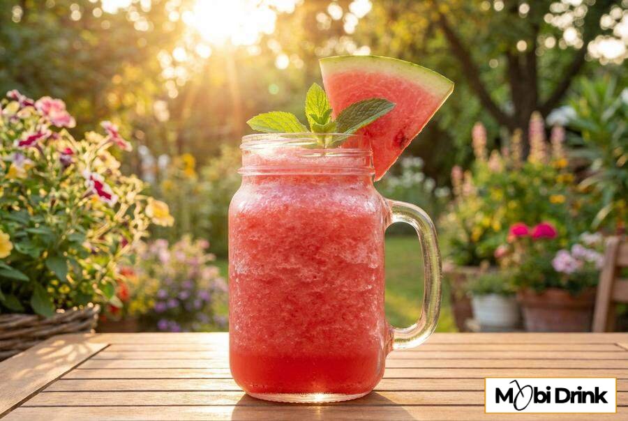 Mrożone arbuzowe slushie z wódką