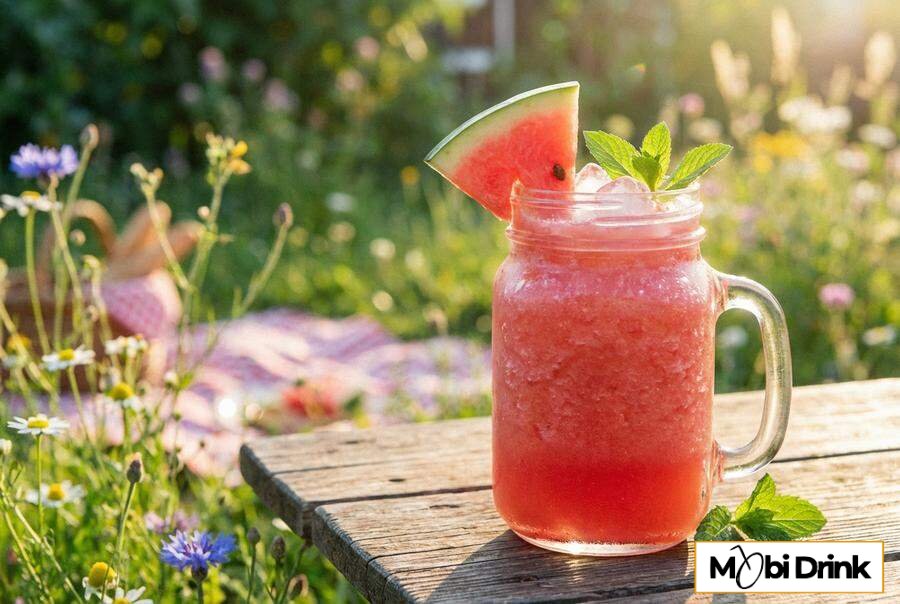 Arbuzowy slushie z wódką Thermomix