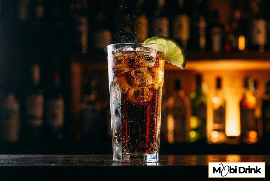 Drink Bacardi Coconut z Colą i limonką