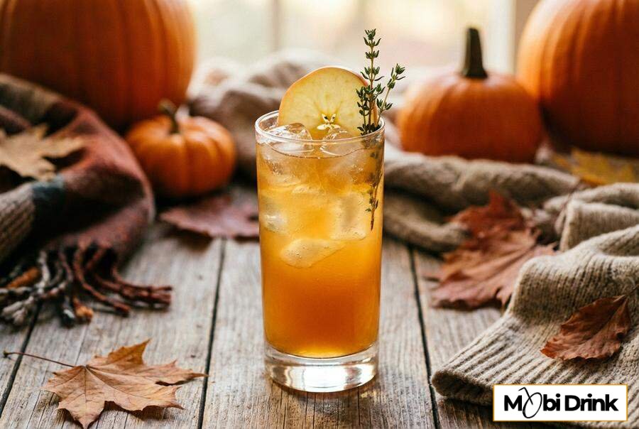 Jesienny drink Bacardi Spiced z jabłkiem