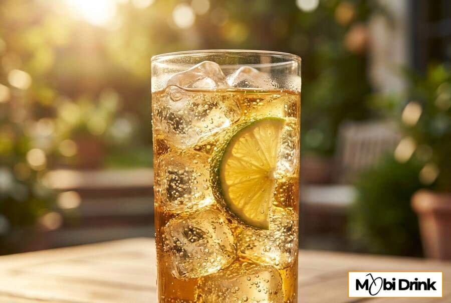 Koktajl Bacardi Spiced z ginger ale