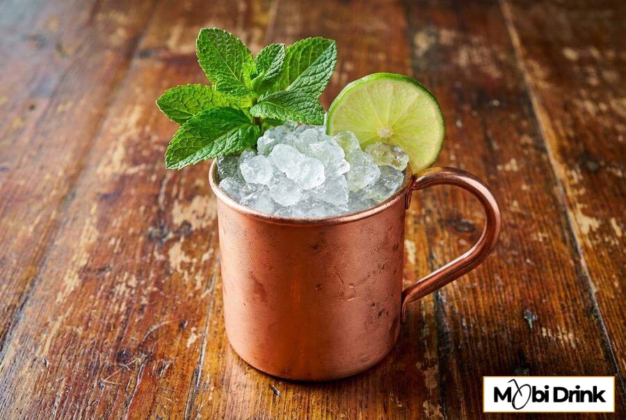 Bacardi Spiced Mule w miedzianym kubku