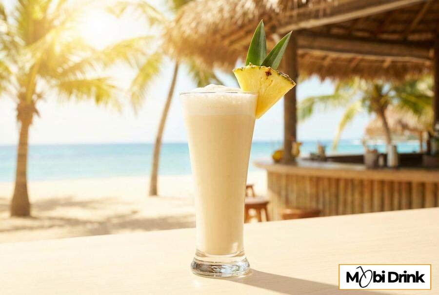 Egzotyczna Baileys Colada z ananasem