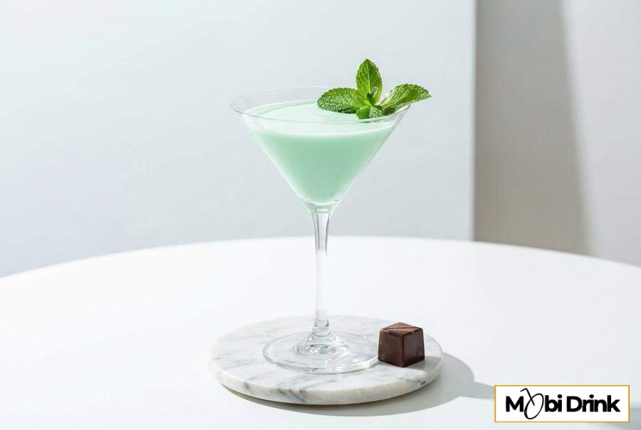 Miętowe Martini z Baileys w zielonym kolorze