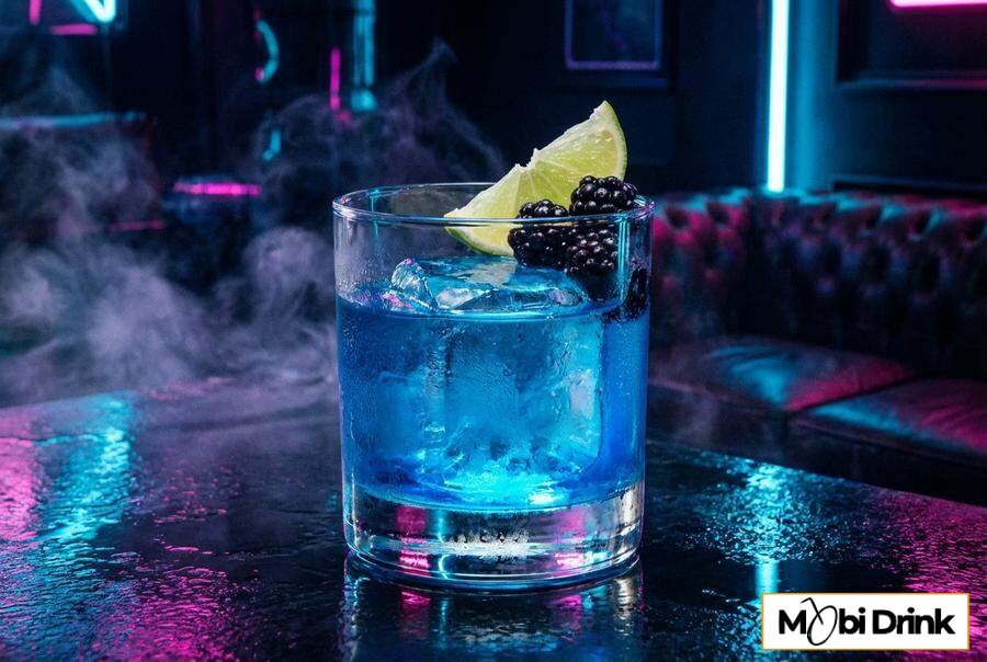 Drink Blue Diablo z lodem