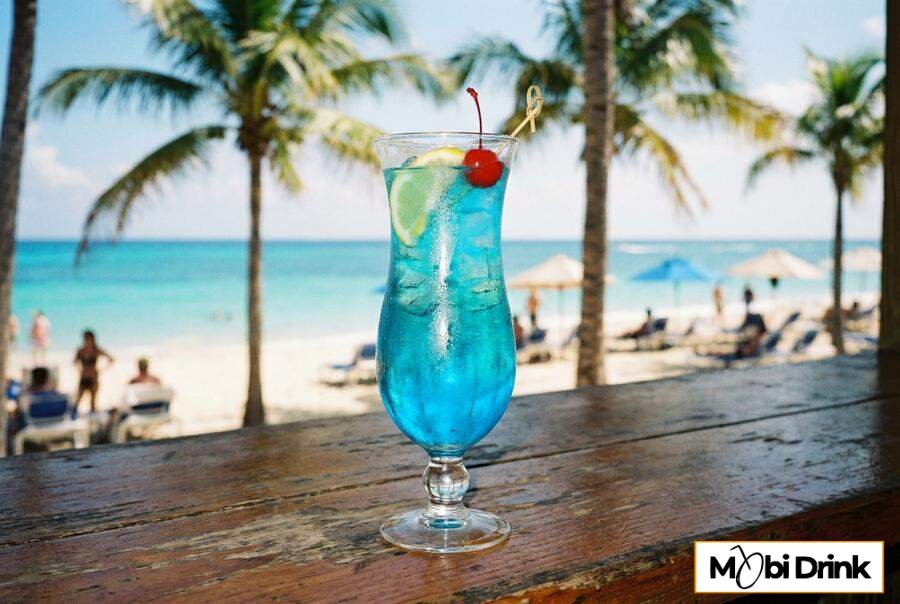 Niebieski drink Blue Lagoon