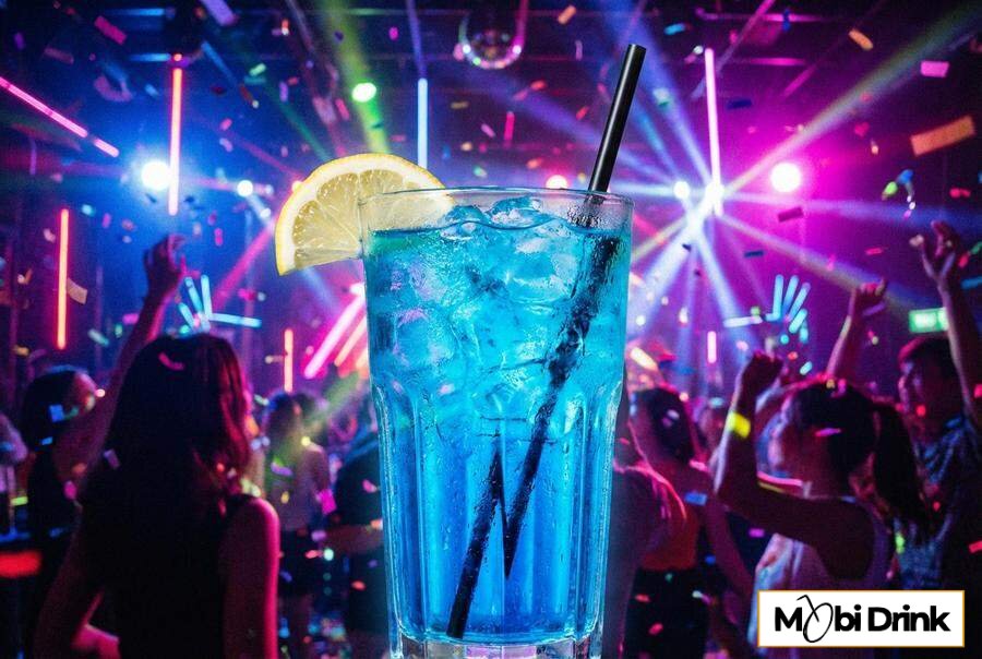 Niebieski drink Blue Lagoon