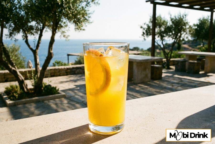 Drink Bocce Ball z sokiem pomarańczowym