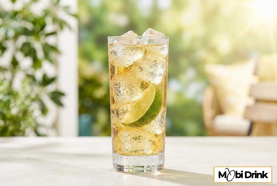 Prosty drink z whisky i lemoniadą