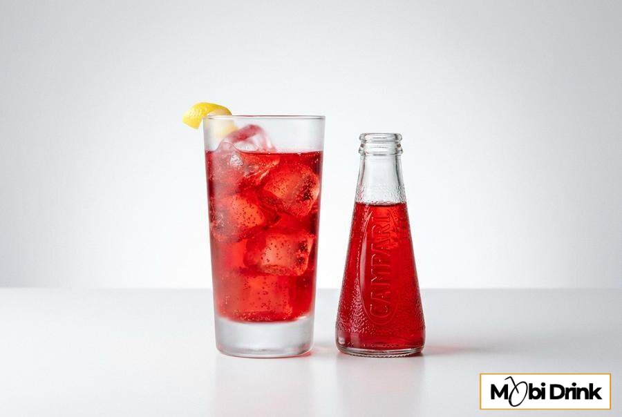 Prosty drink Campari Soda z bąbelkami