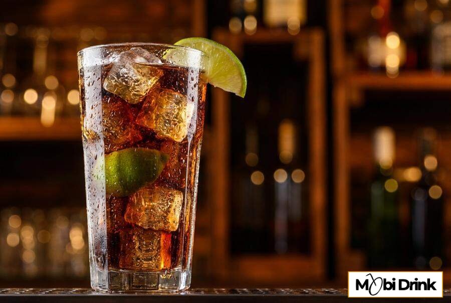 prosty drink captain morgan z colą