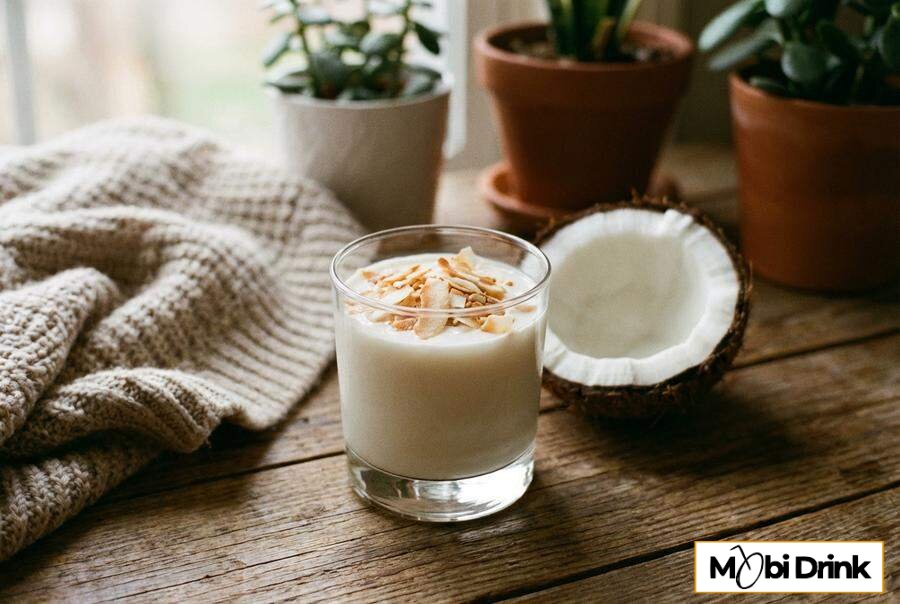 Mleczny drink Coco Jambo z wiórkami