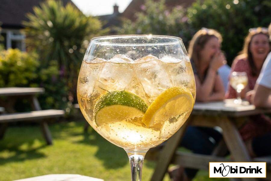 Musujący drink Coco Spritz z winem prosecco