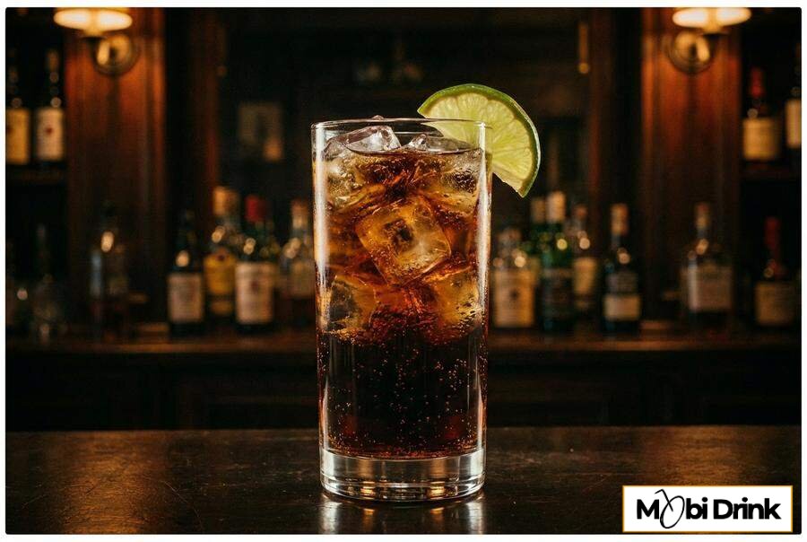 Drink Cuba Libre z rumem i colą