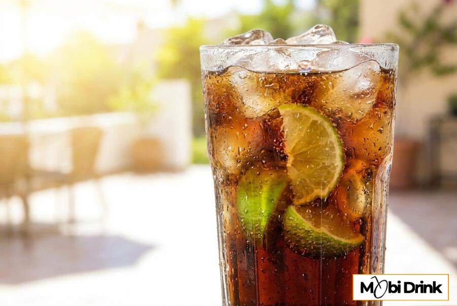 Cuba Libre z limonką i lodem