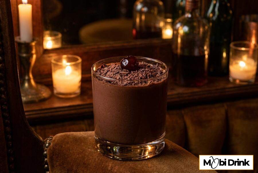 Deserowy drink czekoladowa wiśnia