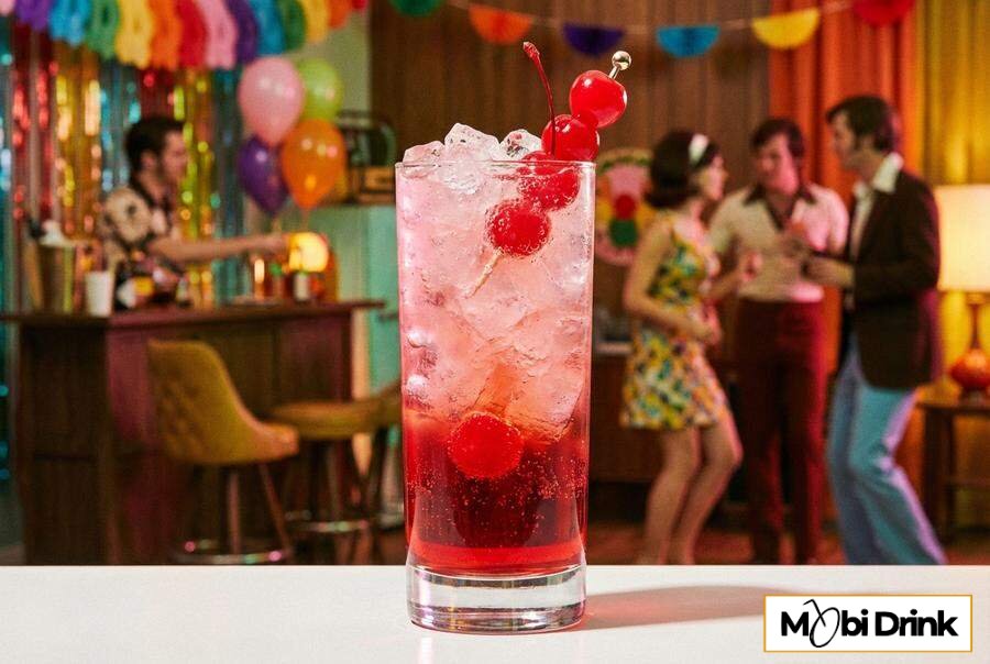 Różowy drink Dirty Shirley z wódką