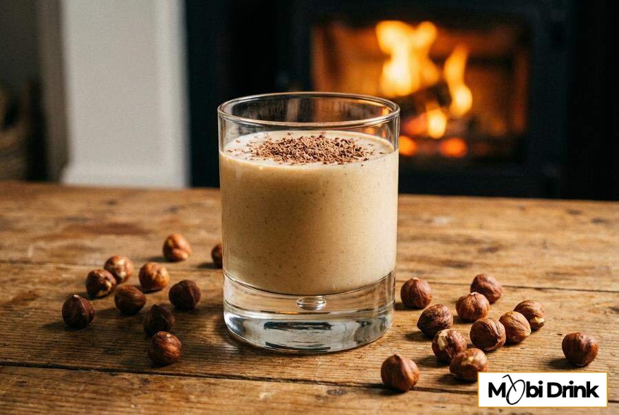 Kremowy drink Monte z orzechówką i mlekiem