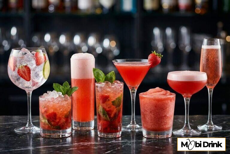 Drinki z ginem truskawkowym