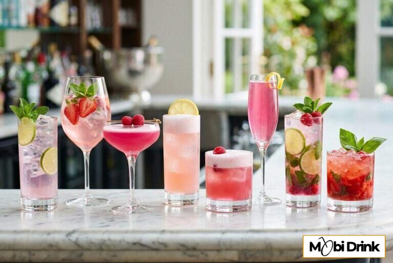 Drinki z różowym ginem