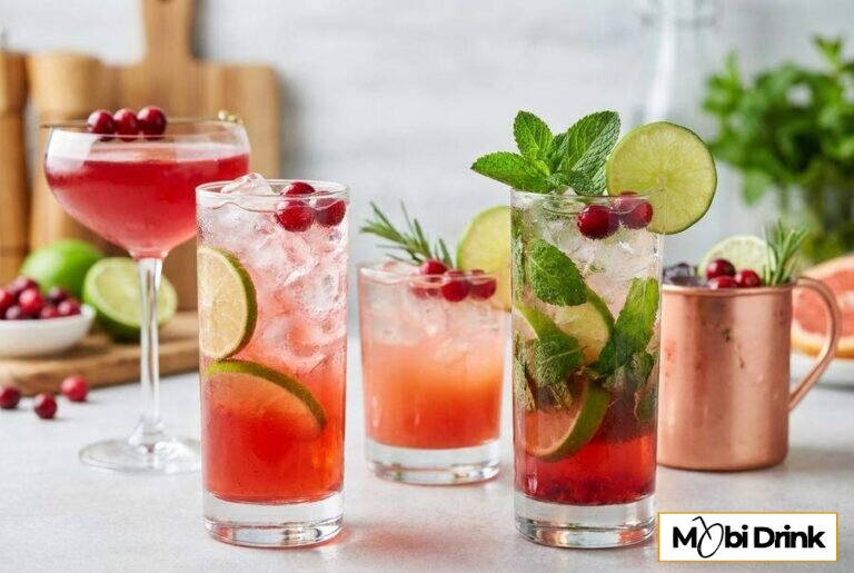 Drinki z wódką żurawinową