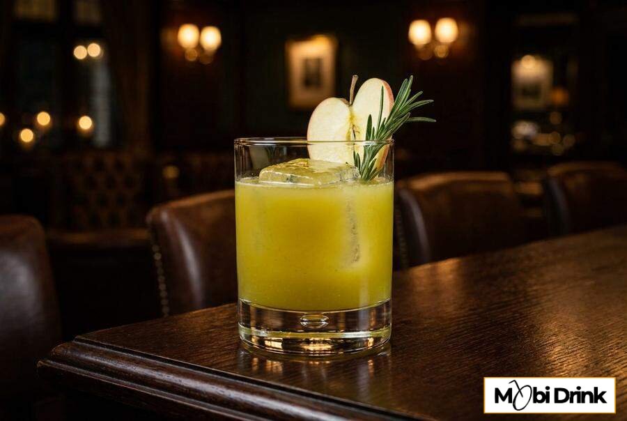 Mocny drink Dutch Courage z ginem i jabłkiem
