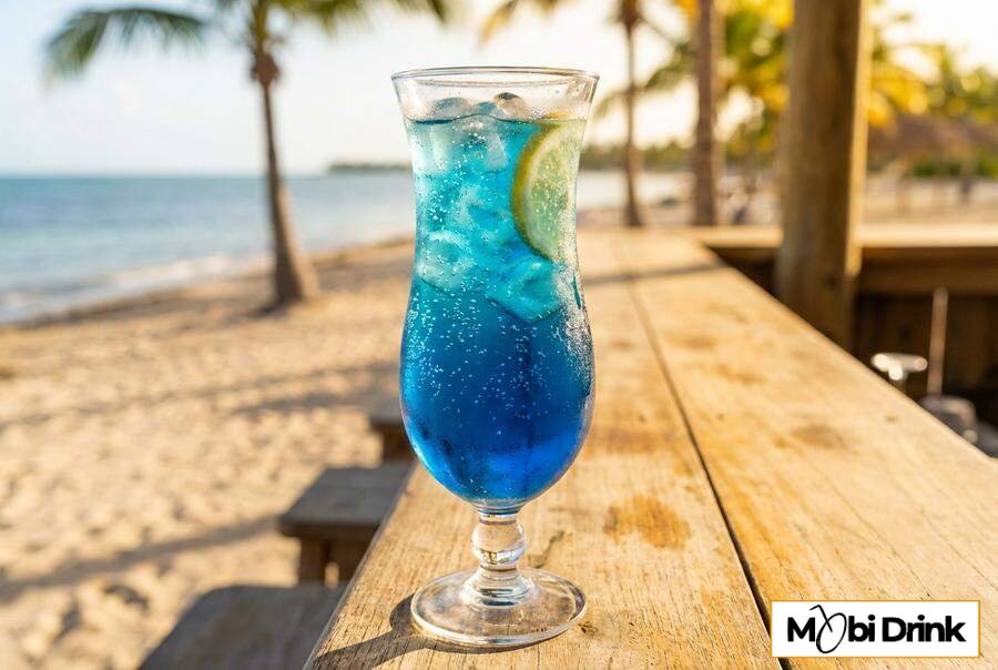 Niebieski drink Fizzy Blue Ocean