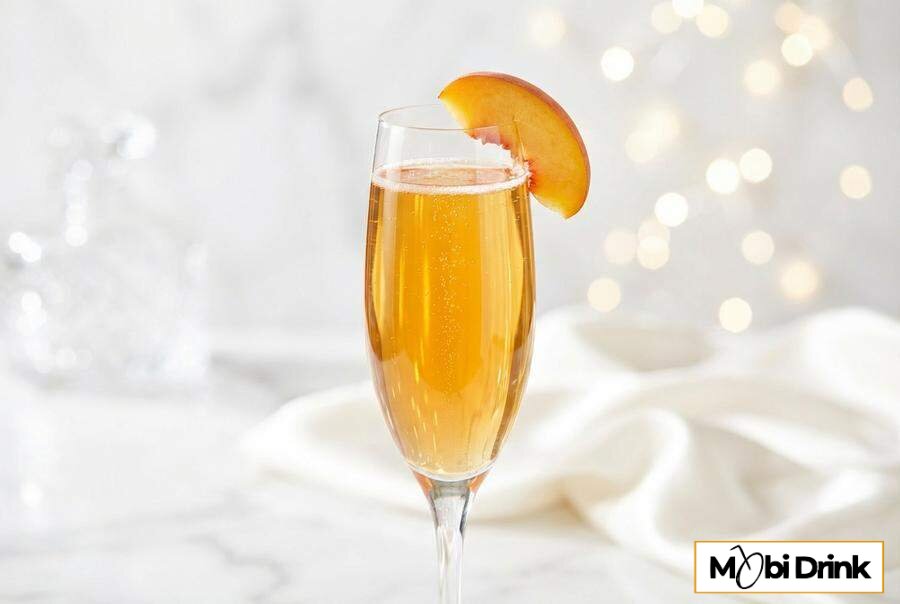 Brzoskwiniowy drink Fizzy Peach Bellini