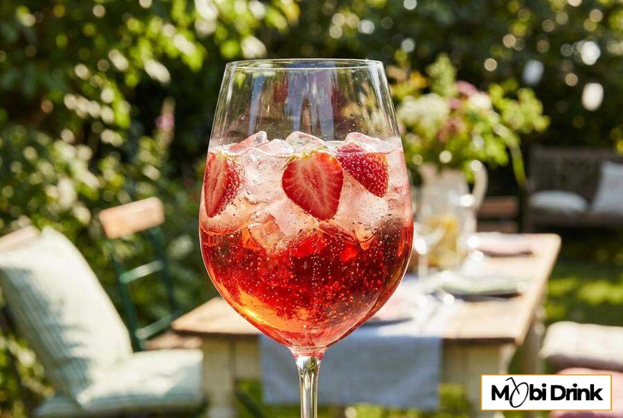 Truskawkowy drink Fizzy Strawberry Spritz