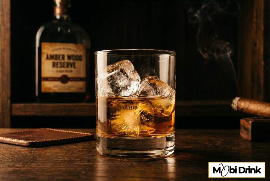 Prosty drink Godfather z whisky i amaretto