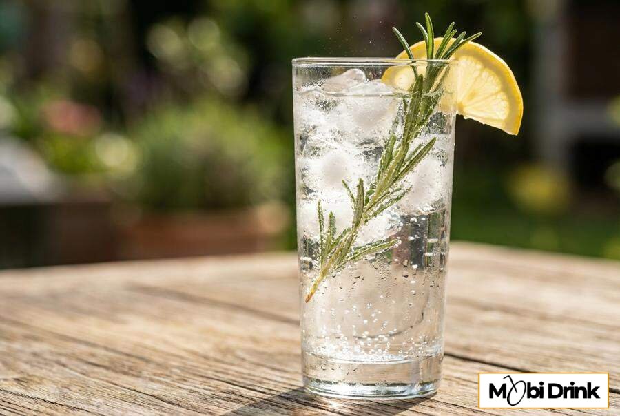 Orzeźwiający Grappa Tonic z rozmarynem