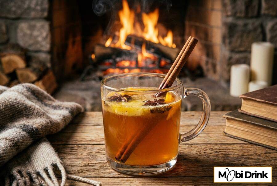 Hot Buttered Rum drink z masłem