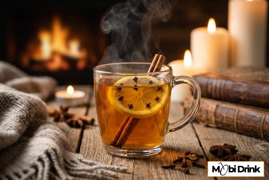 Rozgrzewający Hot Fire Toddy z cytryną
