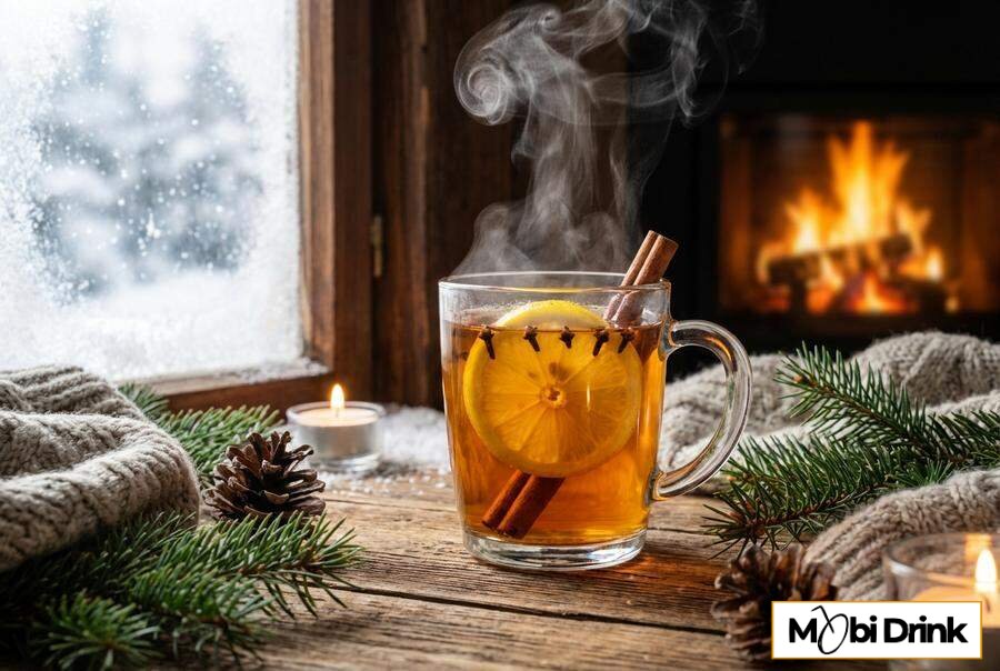 Rozgrzewający Hot Toddy z cynamonem i cytryną