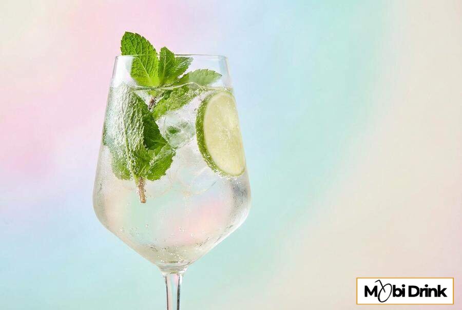 Orzeźwiający hugo spritz z miętą i limonką