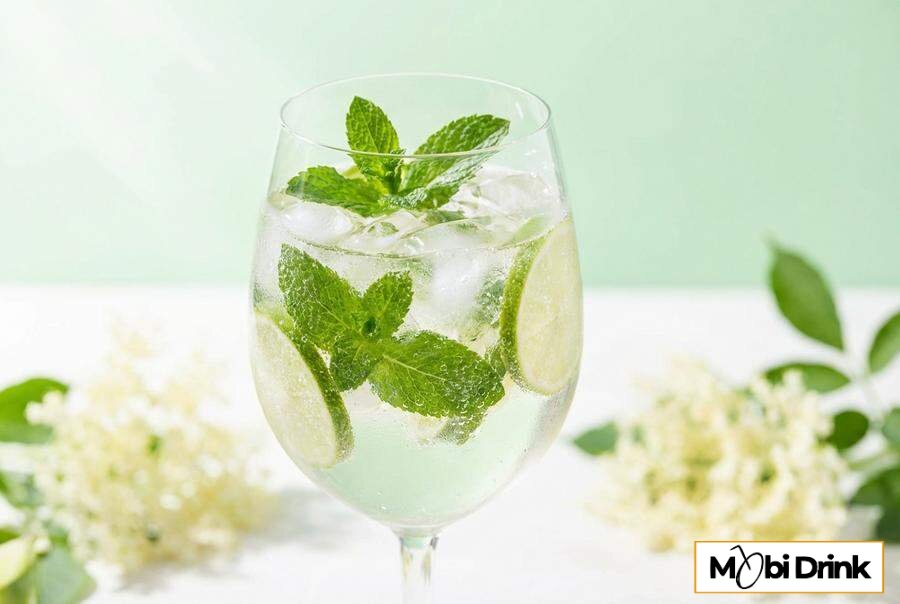 Orzeźwiający Hugo Spritz z miętą