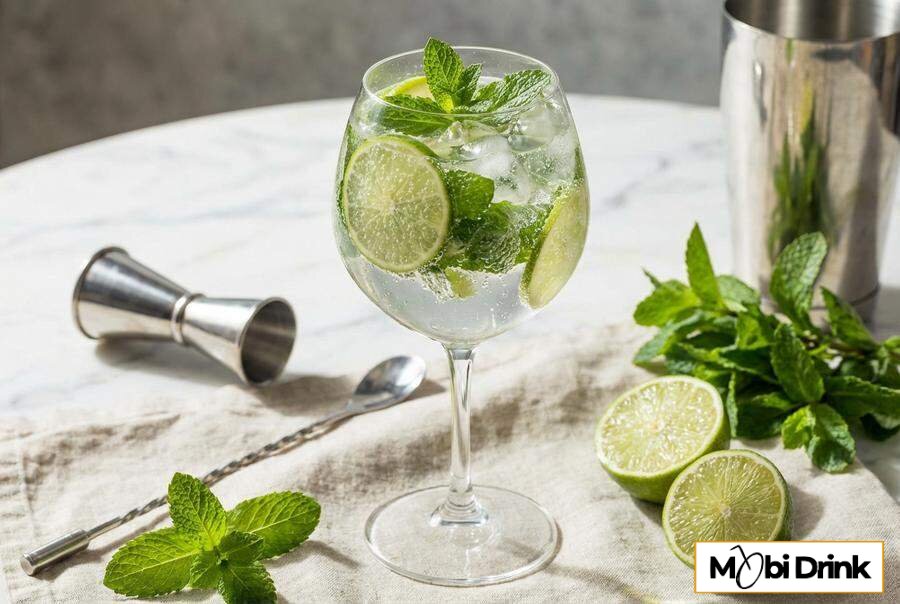 Orzeźwiający Hugo Spritz w wersji bezalkoholowej.