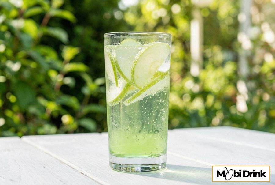 Musujący drink Jack Apple Fizz z jabłkiem