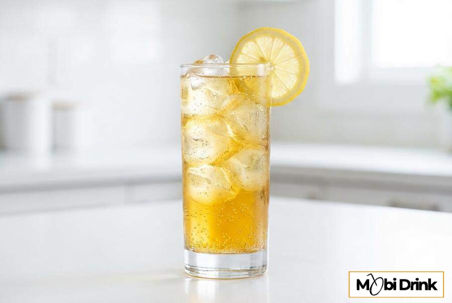 Orzeźwiający drink Jack Apple Fizz z cytryną