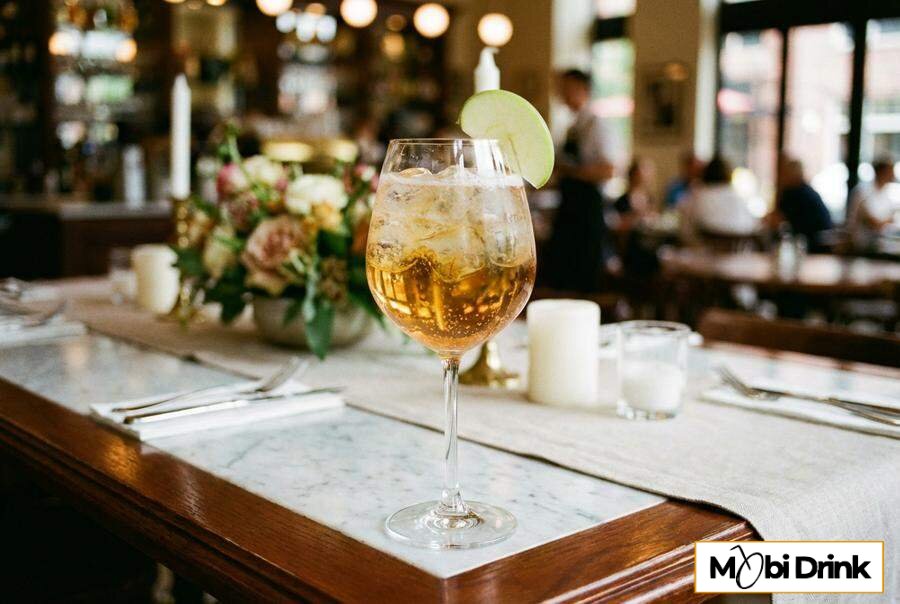 Elegancki Jack Apple Spritz z prosecco