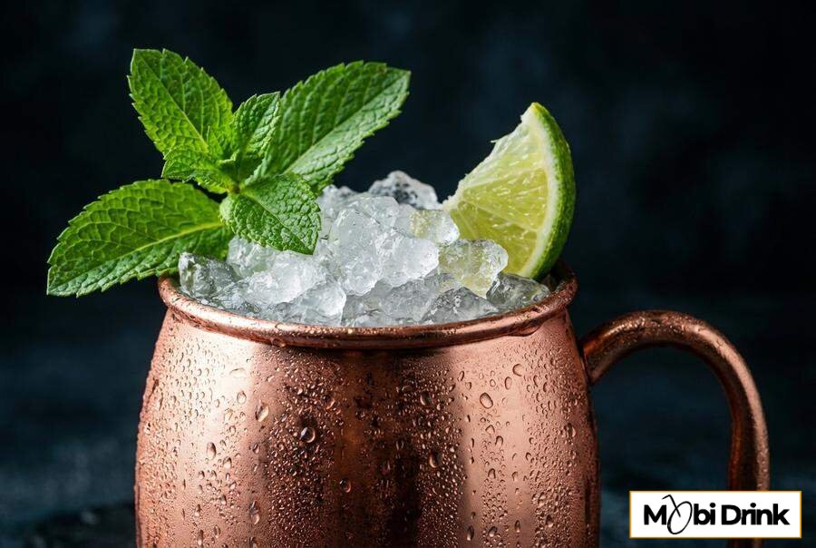 Jack Fire Mule w miedzianym kubku