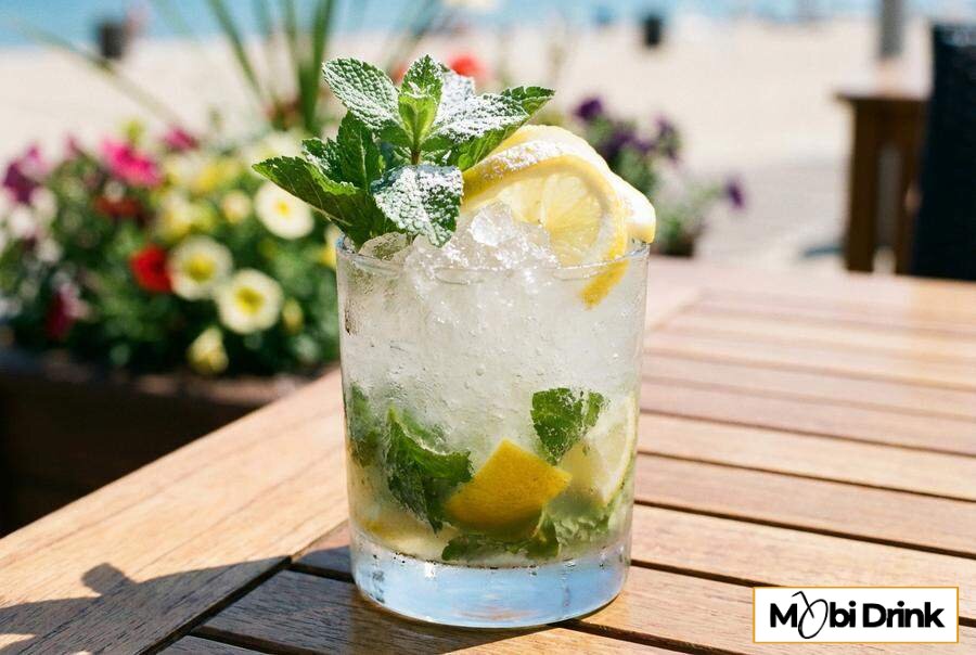 Mroźny drink Jack Honey Smash z miętą
