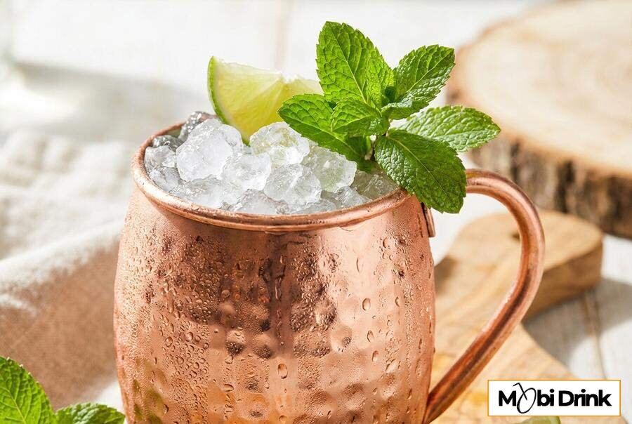 Drink Jameson Orange Mule w miedzianym kubku