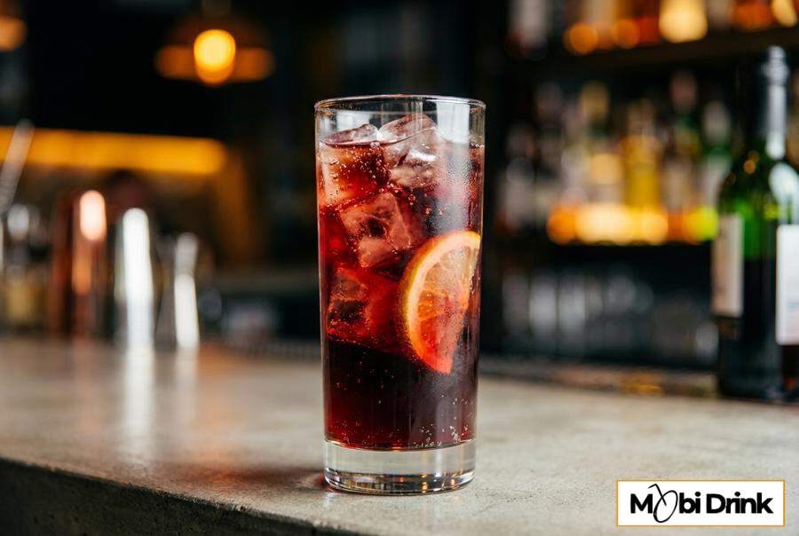 Baskijski drink Kalimotxo z wina i coli