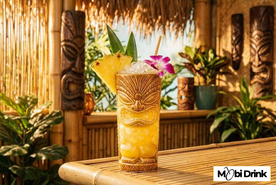 Egzotyczny drink Coconut Crush z ananasem